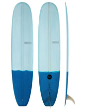 Load image into Gallery viewer, Modern Surfboards - Retro - two tone blue longboard
