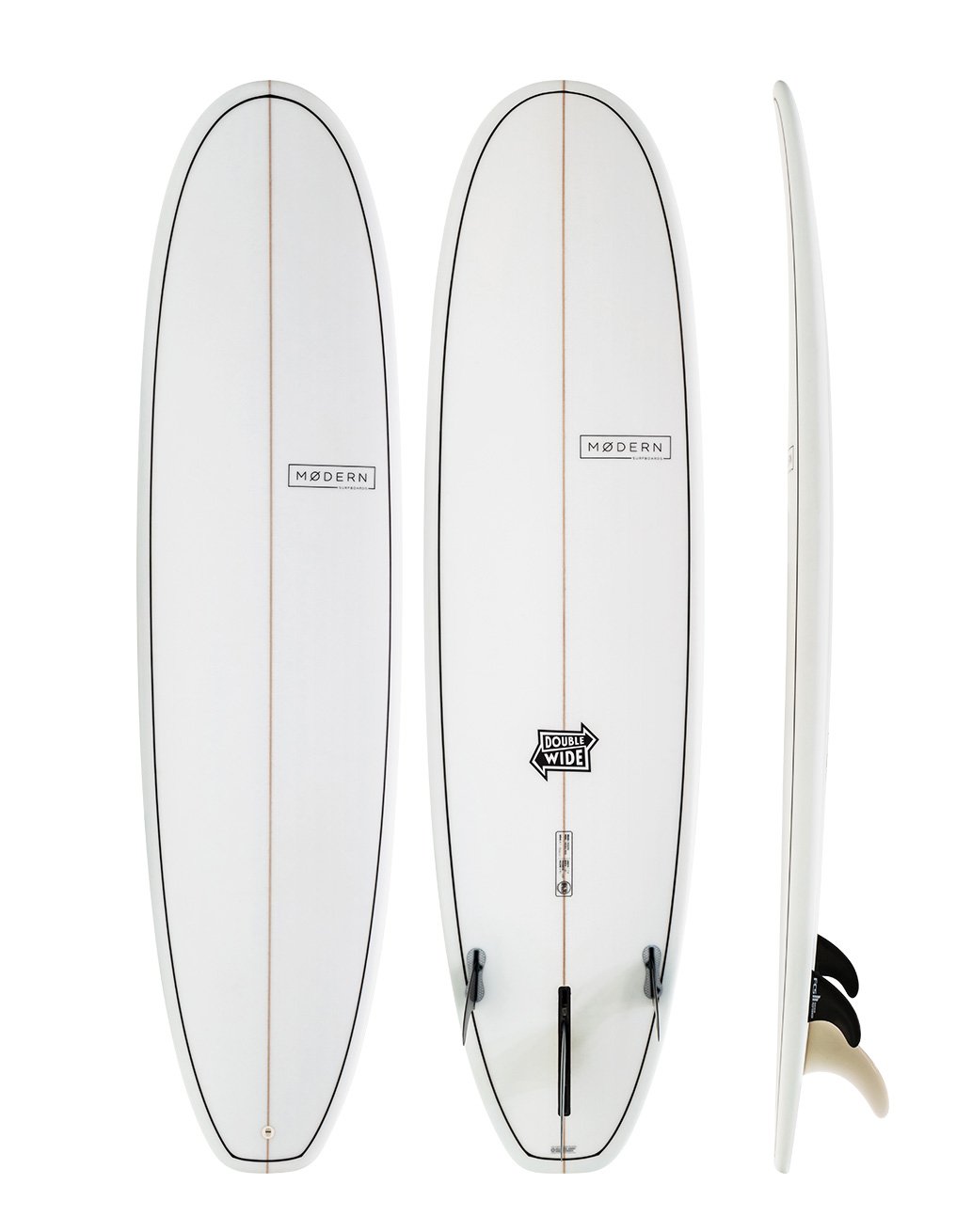 Modern Surfboards - Double Wide - mid length surfboard