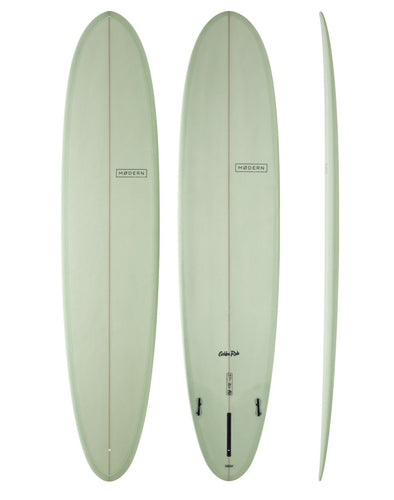 Modern Surfboards - The Golden Rule - coke bottle green longboard