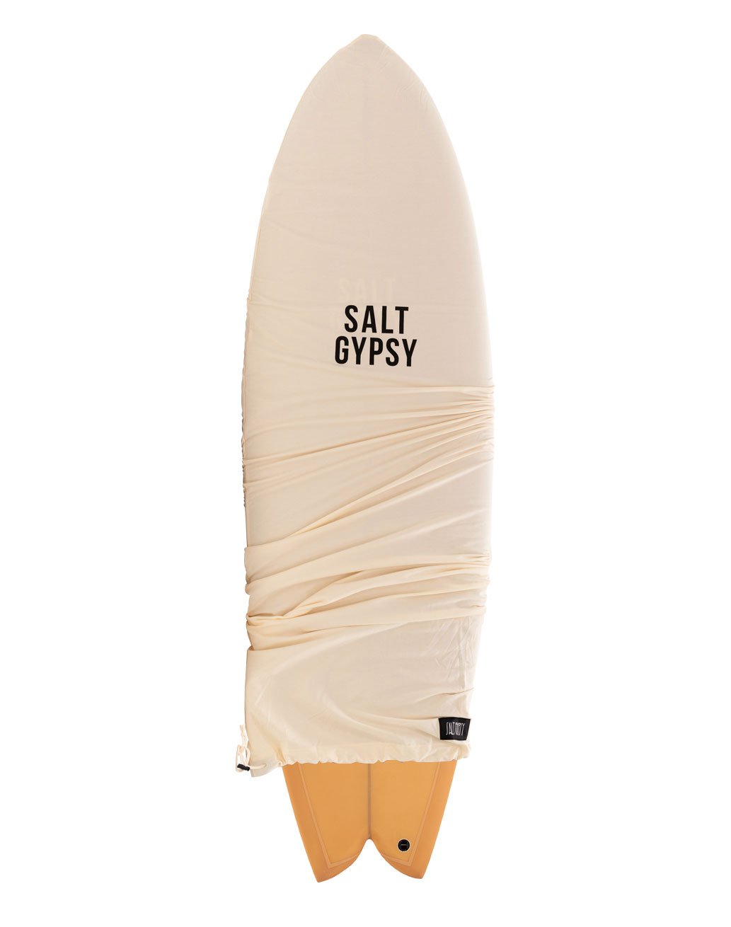 Salt Gypsy - Shorebird - mustard coloured twin fin surfboard