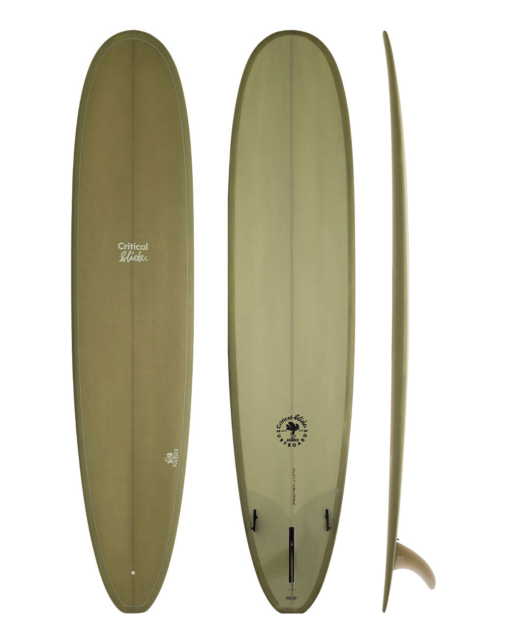 The Critical Slide Society Surfboards - All Rounder - jade green coloured longboard