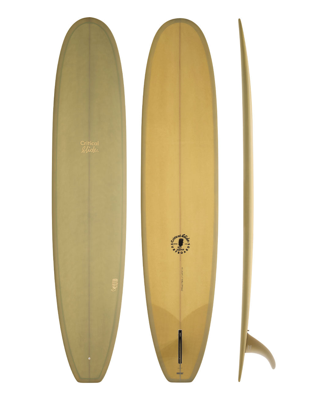 The Critical Slide Society Surfboards - Logger Head - kiwi green coloured longboard